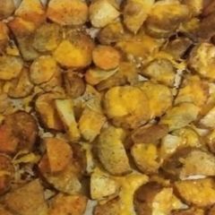 A picture of Baked Cheesy Potato Shapes.