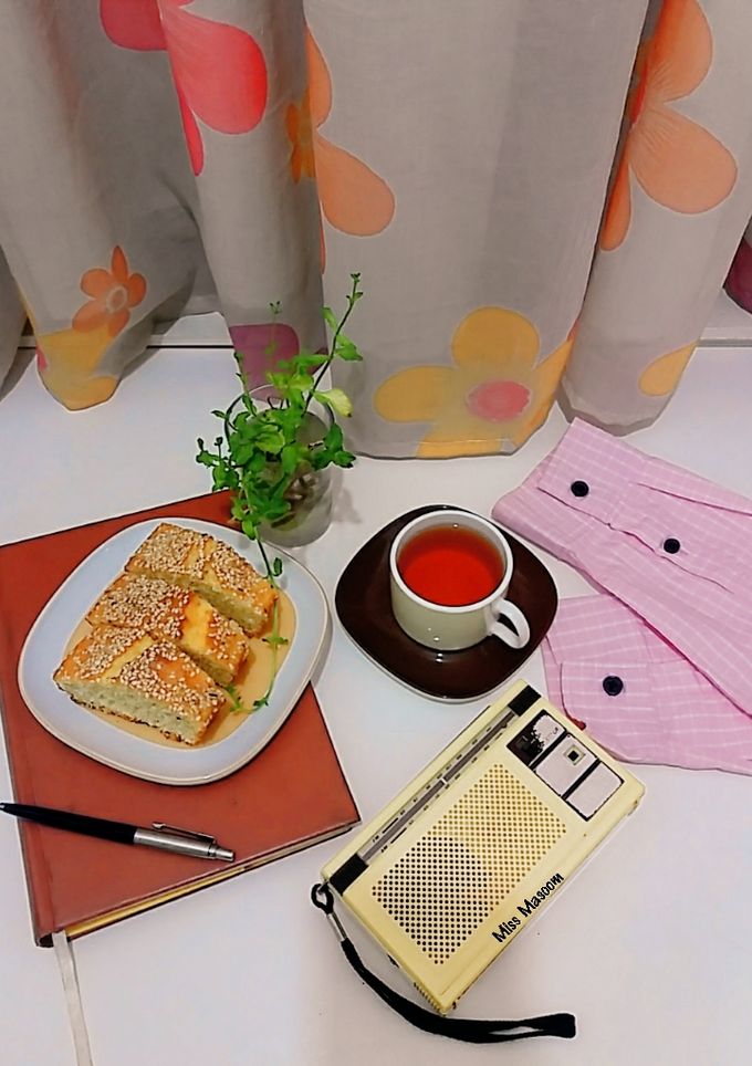 عکسی از دستور کیک کنجدی