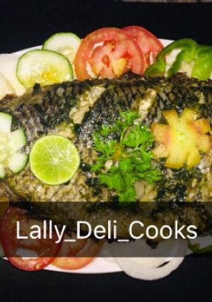 A picture of Grilled fish.