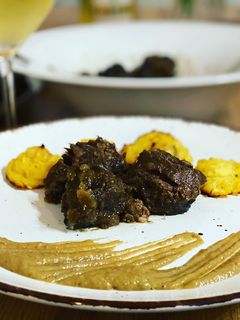 Vajpuha birkapörkölt recept fotója