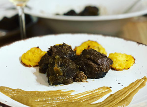 Vajpuha birkapörkölt recept fotója