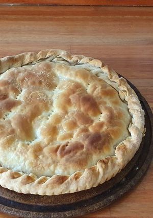Una foto de Tarta diferente de Jamón y queso en horno eléctrico