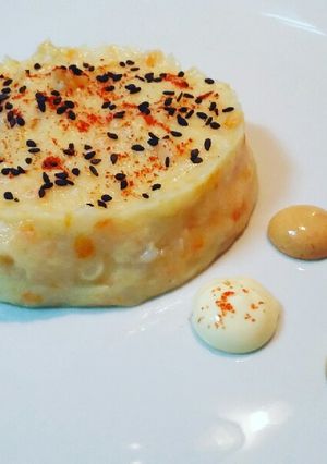Foto principal de Ensaladilla de gambas al ajillo