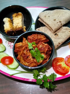 A picture of Finger Millet Roti.