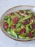 Tumis kapri lapcheong