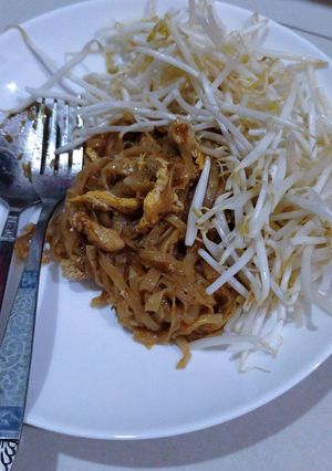 รูปของ ผัดหมี่ใส่ไก่