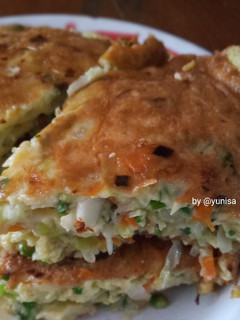 Foto resep Omlet sayuran buat sarapan