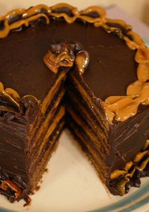 Una foto de Torta Panqueque Chocolate Manjar