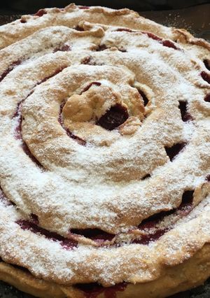Meggyes csiga recept fotója