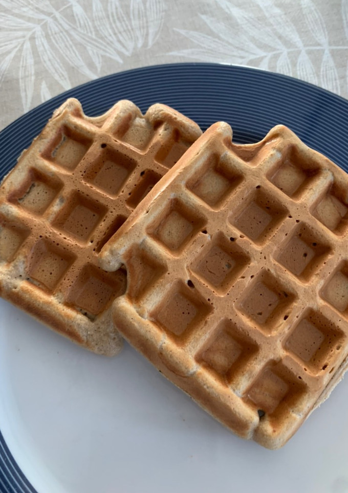 Una foto de Gofres de avena