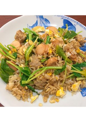 รูปของ ข้าวผัดไส้กรอกหมูเด้ง