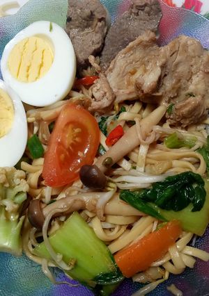 Foto resep Mie Nyemek Komplit