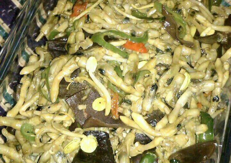 Tumis lorjuk cabe hijau