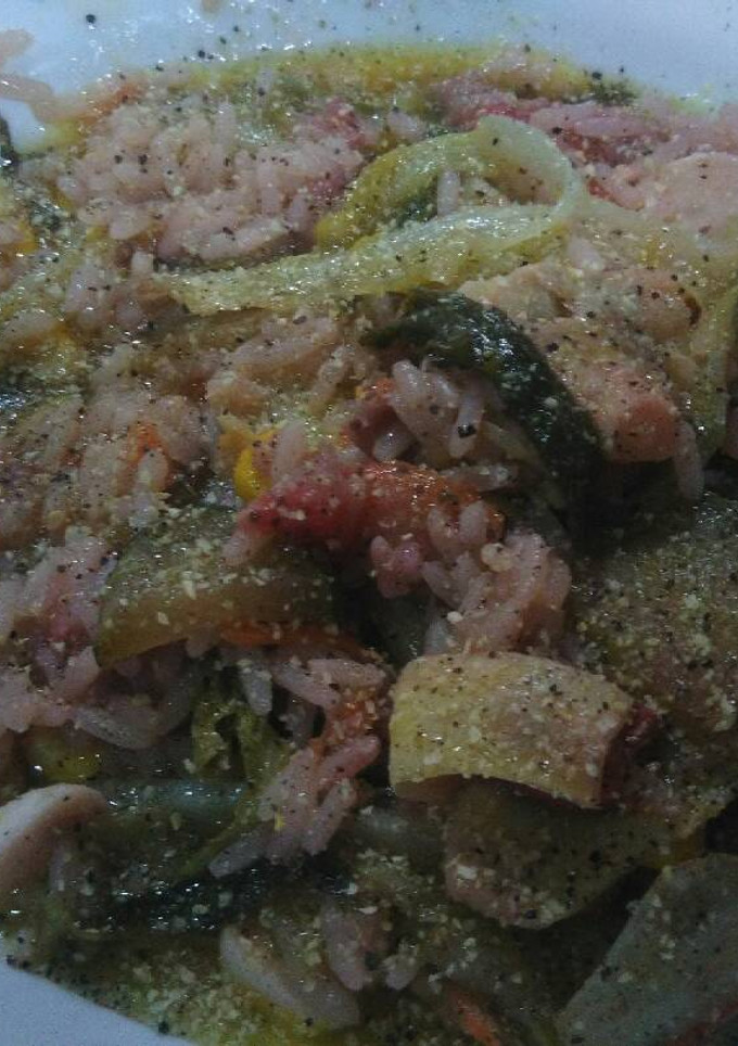 Una foto de Arroz a la cerveza