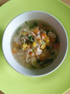 Foto resep Sup jagung ayam wortel