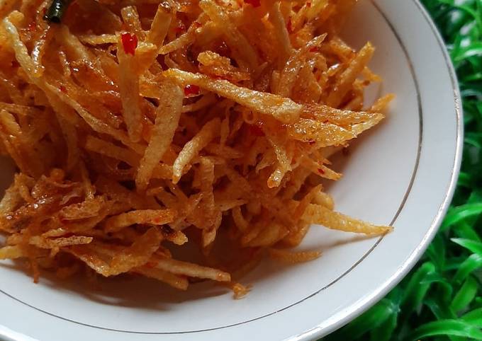 Ternyata begini loh! Cara praktis buat Kentang Mustofa / kentang nganten dijamin nikmat