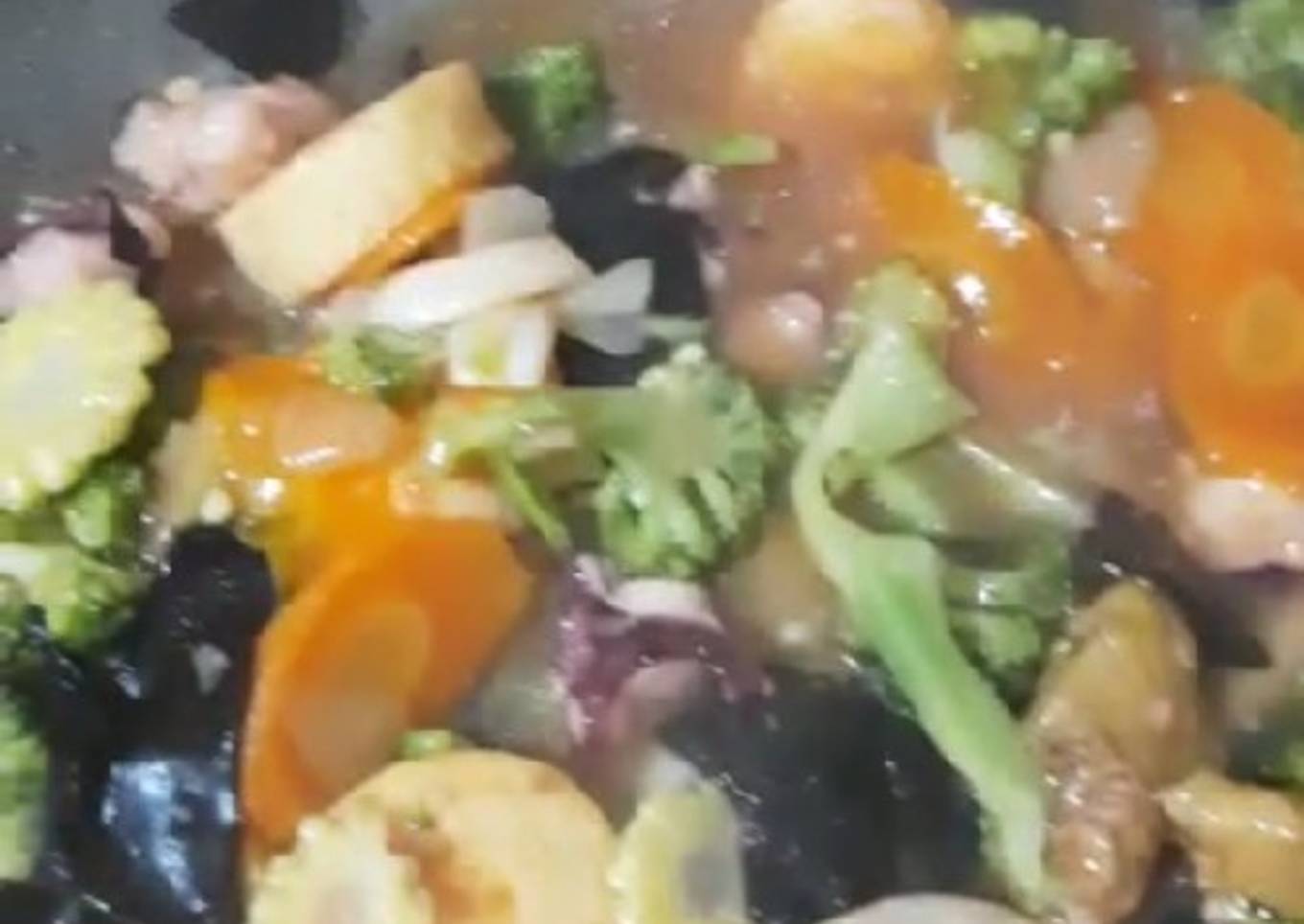 Sapo tahu seafood untuk Anak