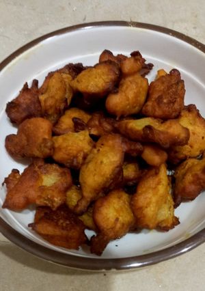 A picture of Leftover cabbage sy fritters.