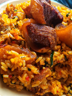 A picture of Native Jollof rice.