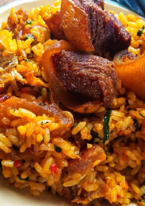 A picture of Native Jollof rice.