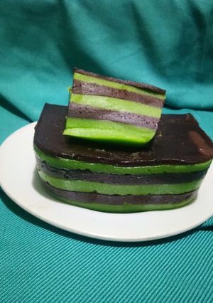 Foto resep Kue Lapis Pandan