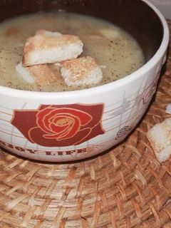 صورة لوصفة شوربة الفطر 🍄