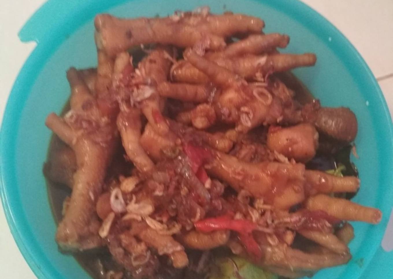 Ceker pedas ala ma2 Anin