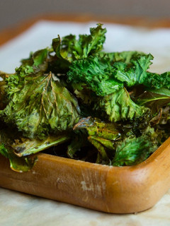 Una foto de Kale chips
