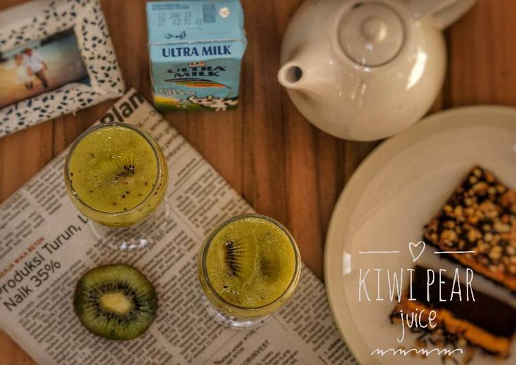 Bagaimana Membuat Kiwi pear juice, Bikin Ngiler