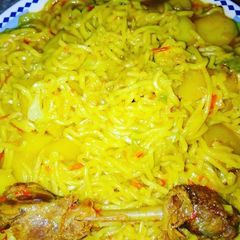 A picture of Indomie with Irish.