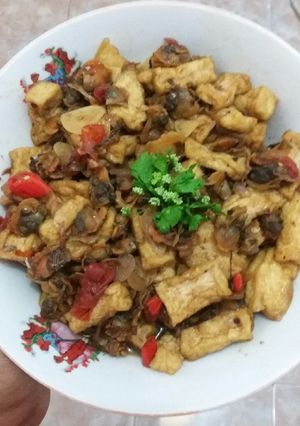 Foto resep Sambal goreng kerang tahu