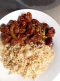 Vegan Soy Stir-Fry with Brown Rice