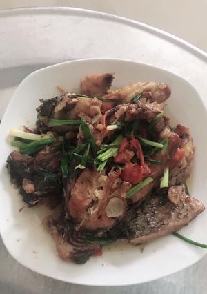Hình của món Cá chép kho.