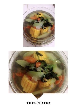 Foto resep Sayur Bayem Wortel Labu siam Jagung manis