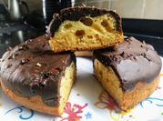 Una foto de budin vainilla con chips