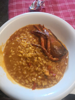 Una foto de Arroz caldoso con bogavante