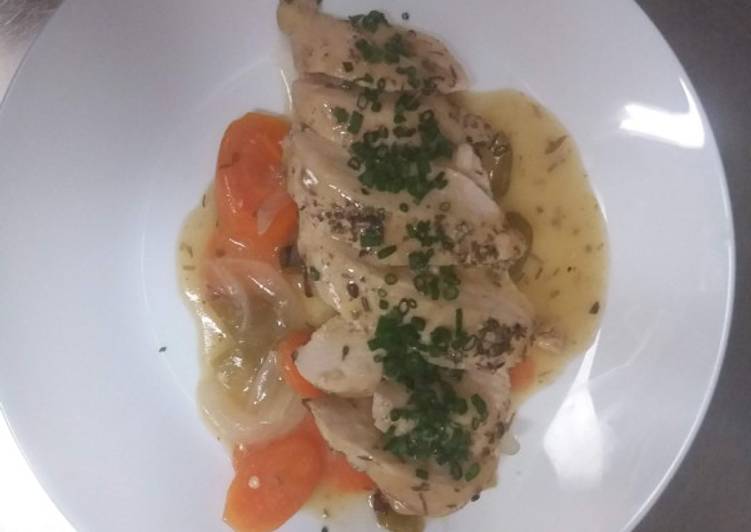 Pechuga de pollo a la provenzal. 🍗🍗