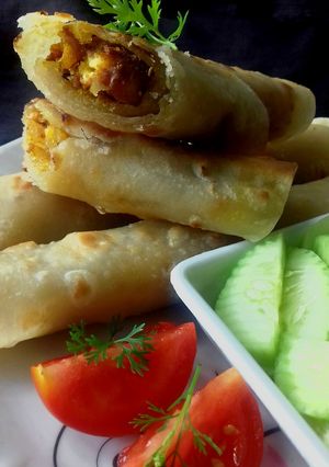 পনির রোল (paneer roll recipe in Bengali) রেসিপির প্রধান ছবি
