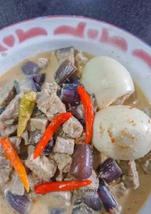 Foto resep Tempe Terong Santan Pedas