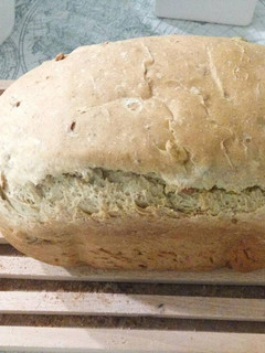 Una foto de Pan de pipas de girasol y calabaza para panificadora