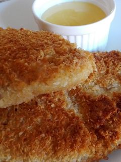 Kókuszos rántott csirkemell recept fotója
