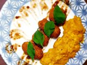 A picture of hung curd paneer