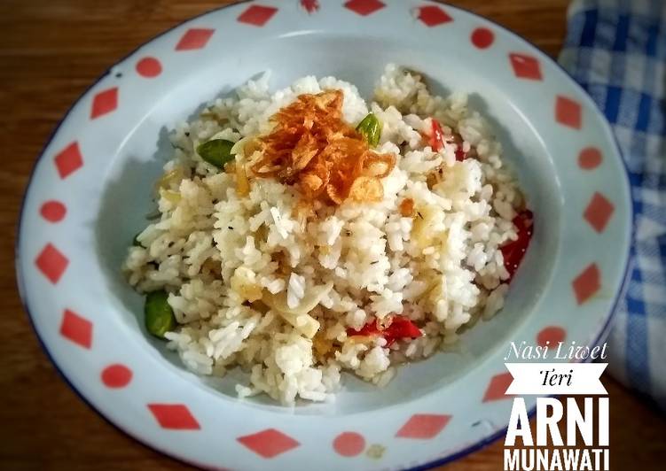 Nasi Liwet Teri dan Pete