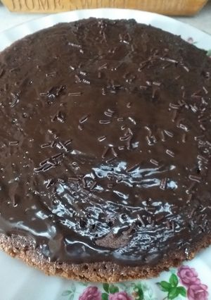 عکسی از دستور کیک شکلاتی یه تخم مرغی 😍