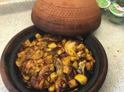 A picture of baked tumeric chicken