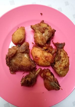 Foto resep Ayam ungkeb goreng
