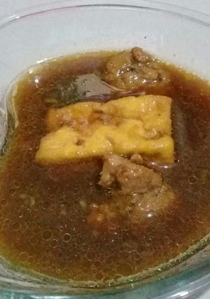 Foto resep MPAsi 11bln Semur tahu & bola daging mini