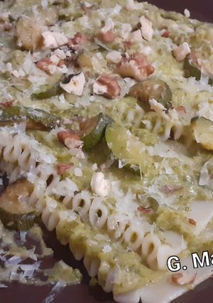 Foto di Lasagna Riccia con Zucchine, Noci e Formaggio Caciocchiato
