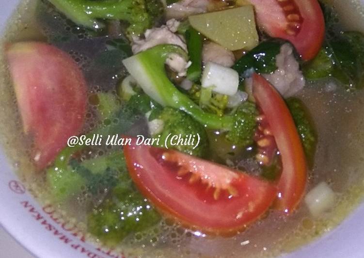 Resep: Sayur soup lada hitam yang Nikmat