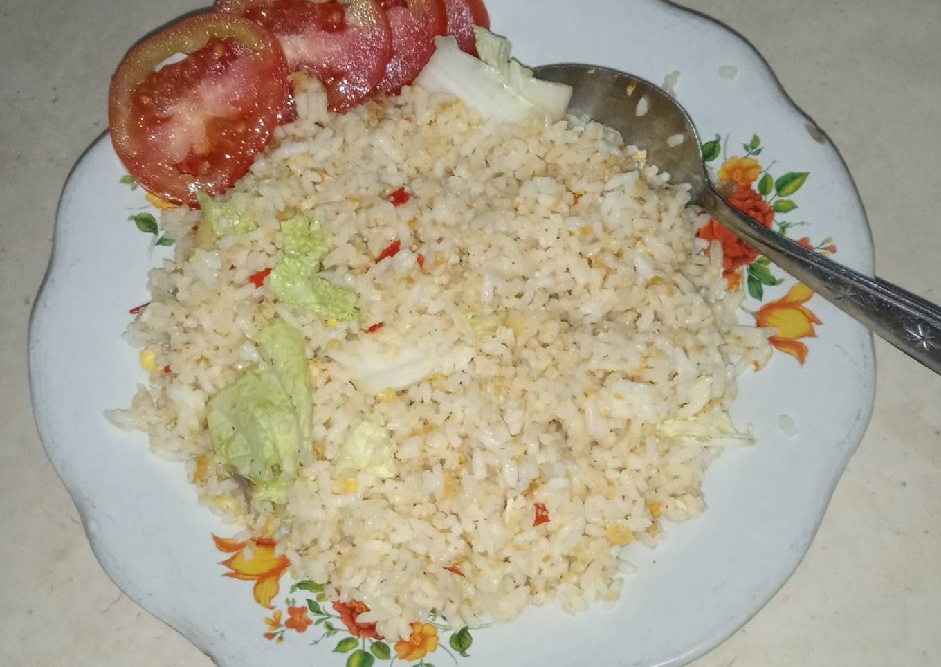 Nasi goreng kencur dan terasi